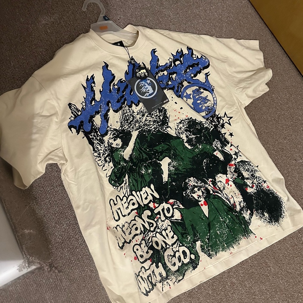 Hellstar Records Studio - Limited Time - Beige T shirt